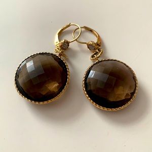 Brown and Gold earrings